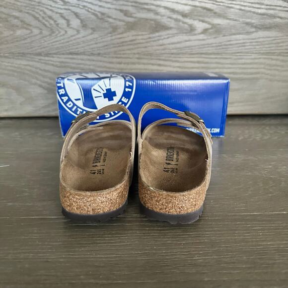 Birkenstock Women’s 41 Franca Leather Sandals Tabacco Brown - Picture 3 of 7